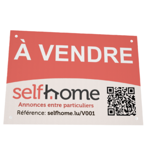 Pancarte "À VENDRE" avec QR Code Personnalisé