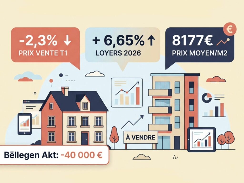 Analyse prix immobilier Luxembourg 2026 - Selfhome.lu